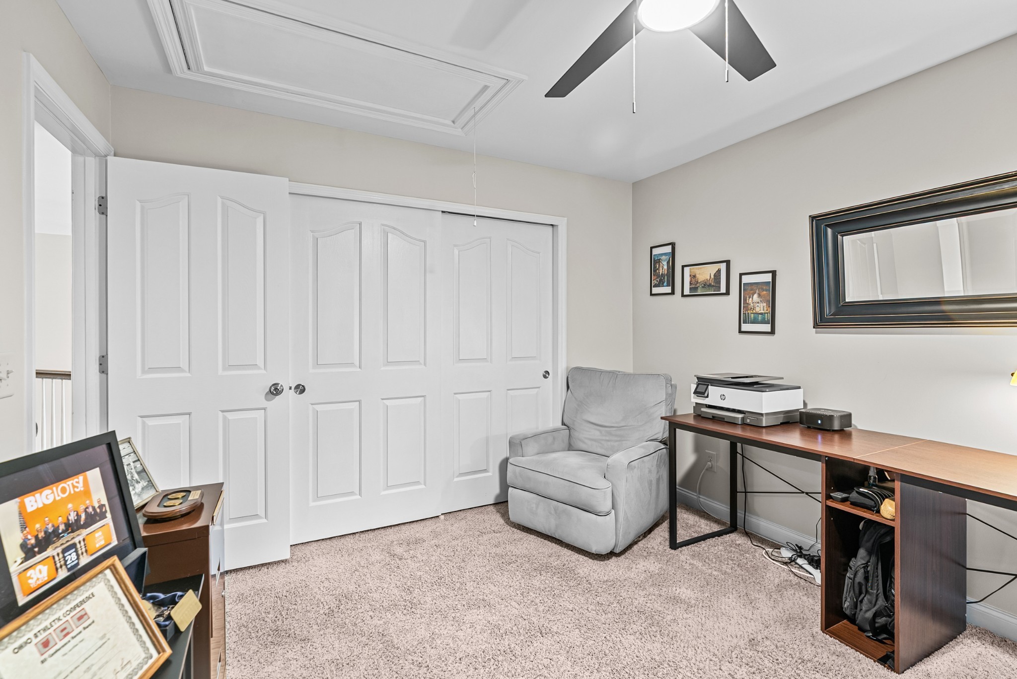 413 Marlowe Court Nolensville, TN 37135 - Photo 28 of 37 a livingroom with workspace and a couch