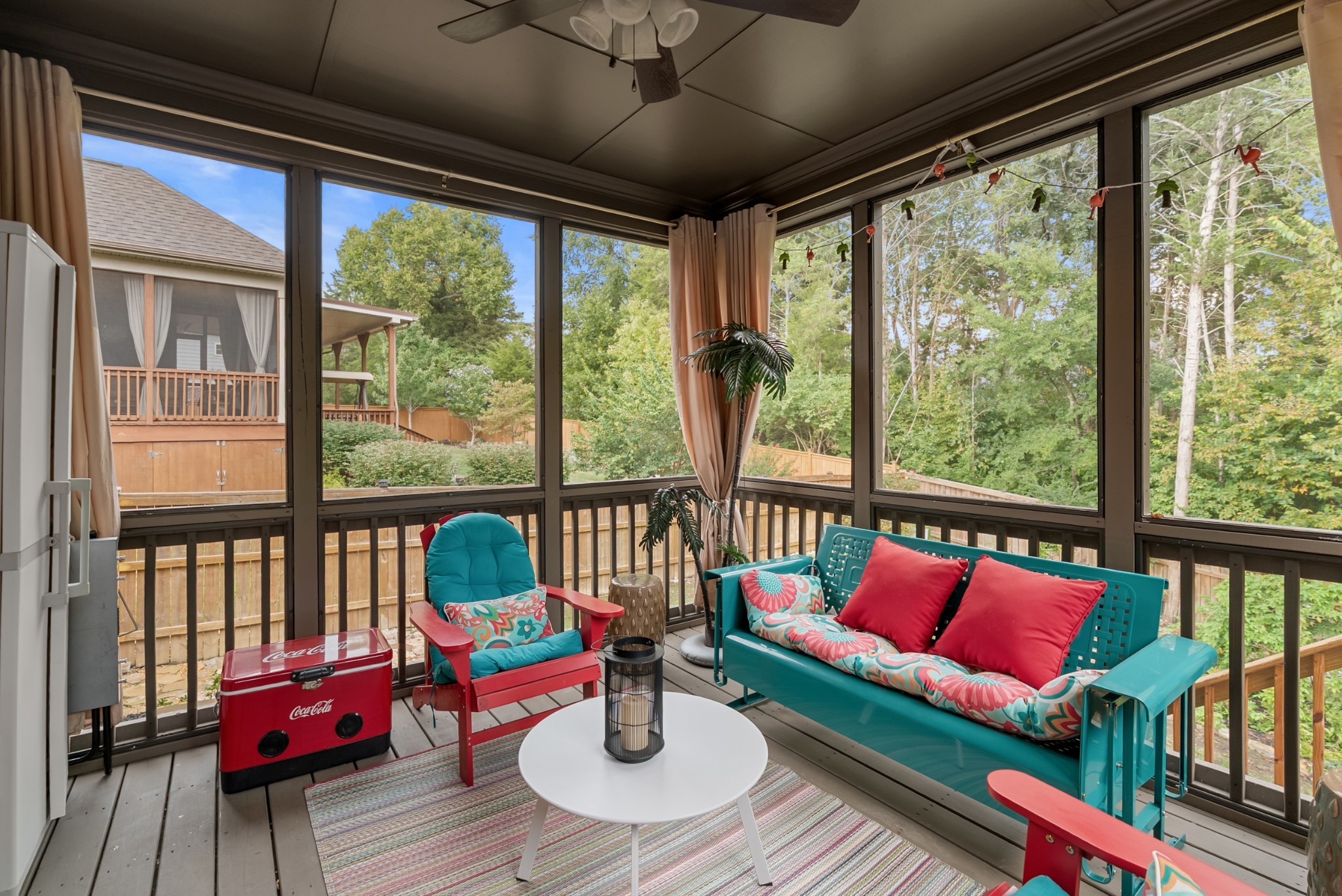 413 Marlowe Court Nolensville, TN 37135 - Photo 31 of 37 a living room with furniture and a floor to ceiling window