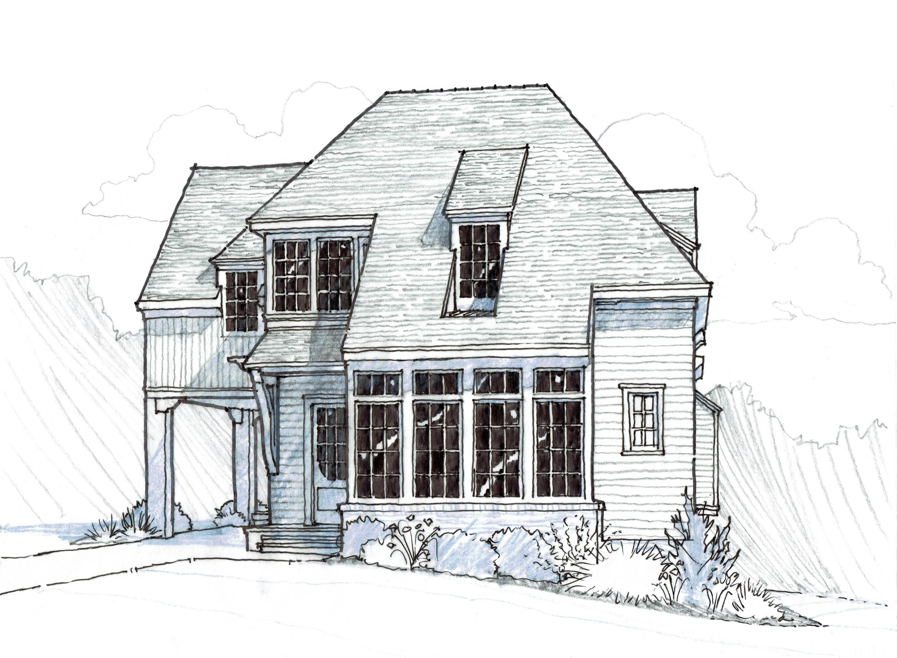 3020 Farrior Road Raleigh, NC 27607 - Photo 3 of 17 a black and white photo of a house