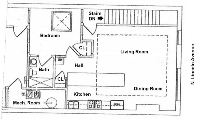 $2,350 | 3114 North Lincoln Avenue, Unit 2, Chicago, IL 60657