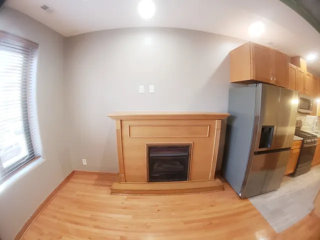 a view of empty room with front door