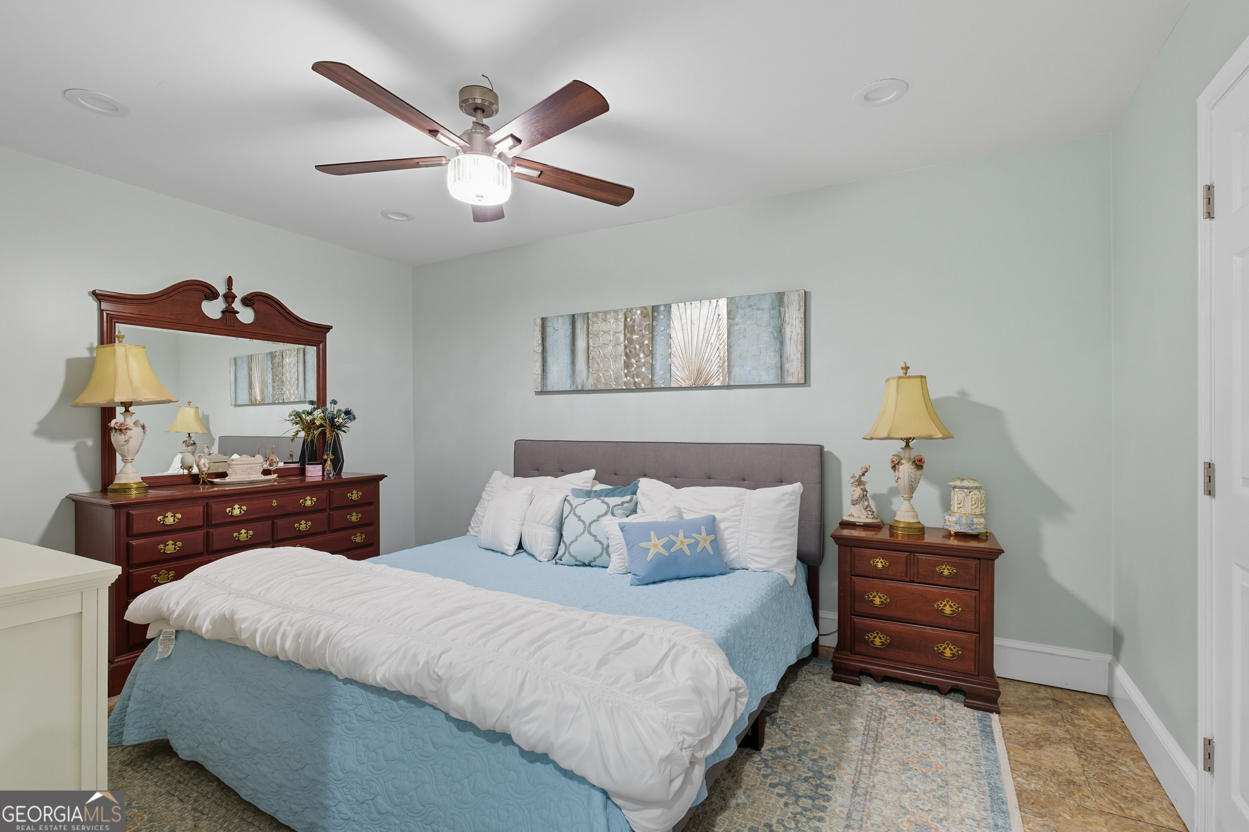 27 Rock Quarry Road Toccoa, GA 30577 - Photo 28 of 61 a bedroom with a bed and wooden floor