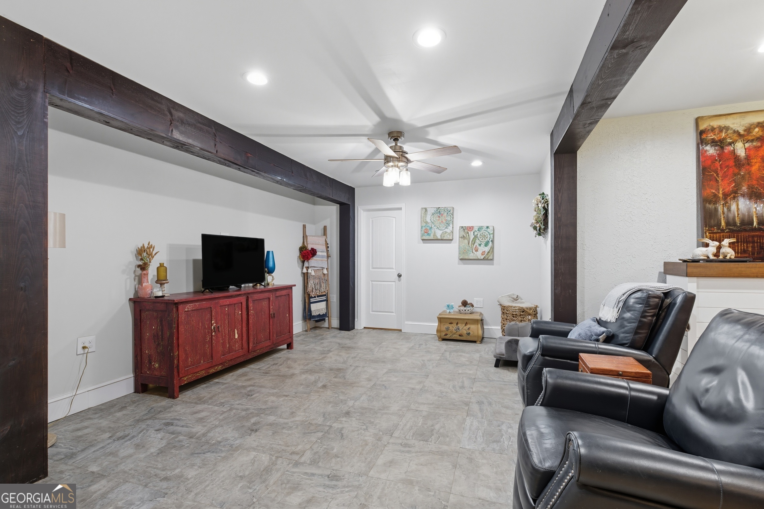 27 Rock Quarry Road Toccoa, GA 30577 - Photo 39 of 61 a living room with furniture and a flat screen tv