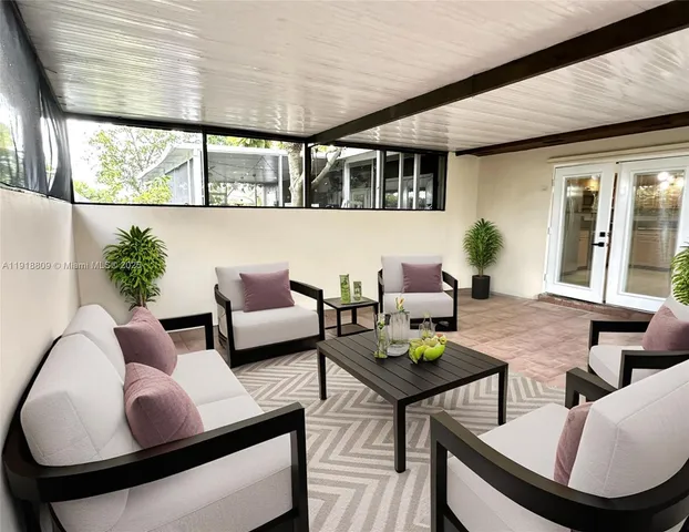 a view of a tree with basketball court