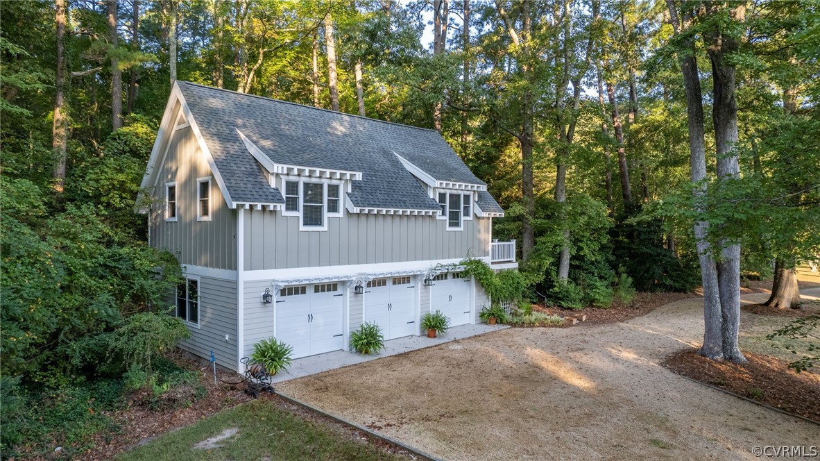 1020 Pine Hall Road Mathews, VA 23109 - Photo 5 of 49 an aerial view of a house