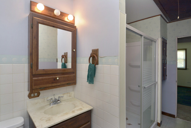 370 Dunbar Road Wauconda, IL 60084 - Photo 19 of 22 a bathroom with a sink vanity and mirror