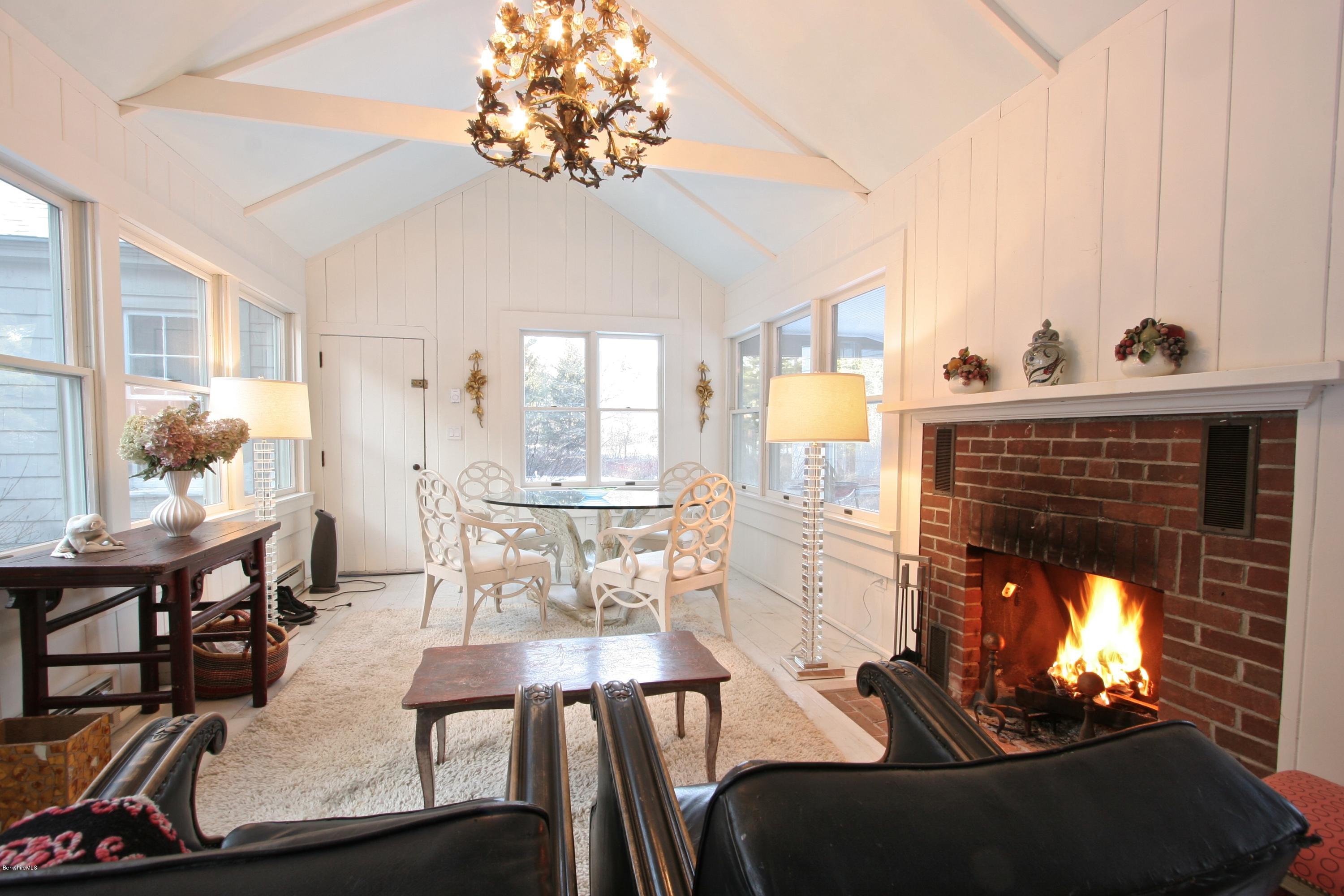 4 Creamery Road Egremont, MA 01230 - Photo 18 of 33 3 season porch with f/p