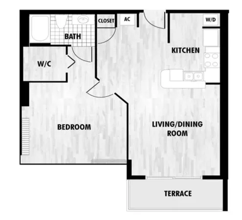 $2,795 | 110 Southwest 12th Street, Unit 1603, Miami, FL 33130