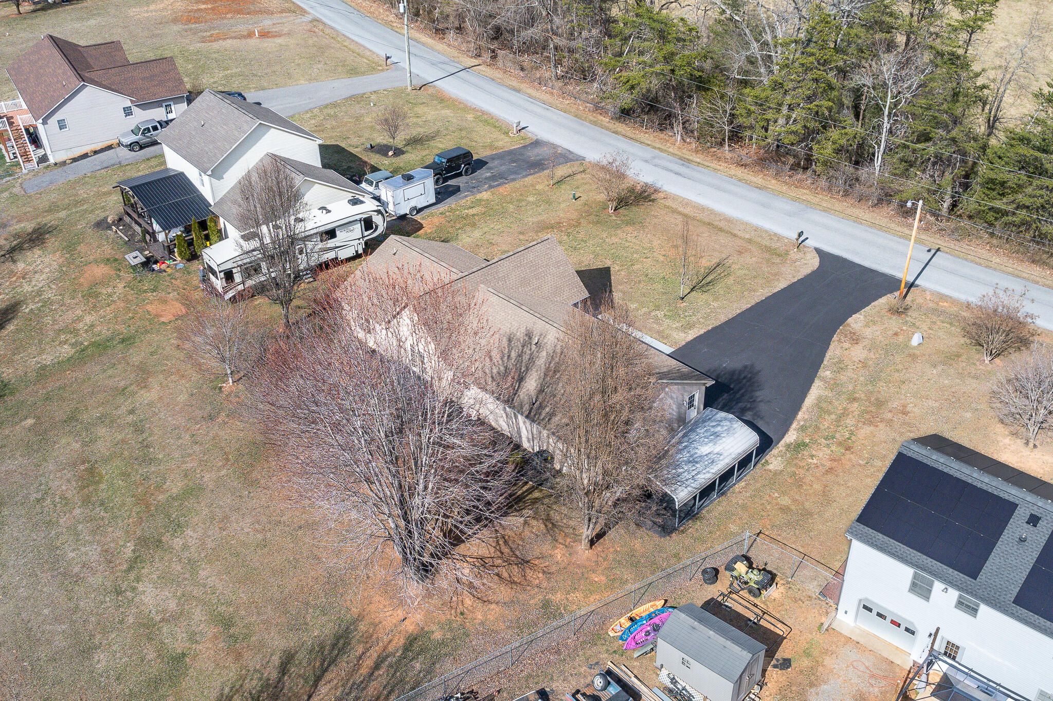 1247 Navigation Goodview, VA 24095 - Photo 50 of 54 a view of a terrace with a couch