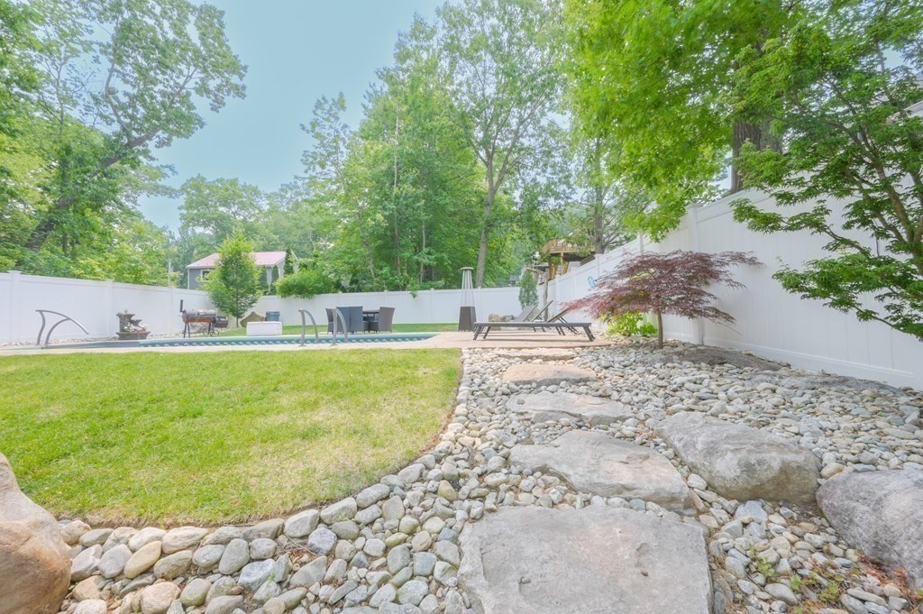 408 Sunderland Road Worcester, MA 01604 - Photo 18 of 24 a view of a swimming pool with a yard