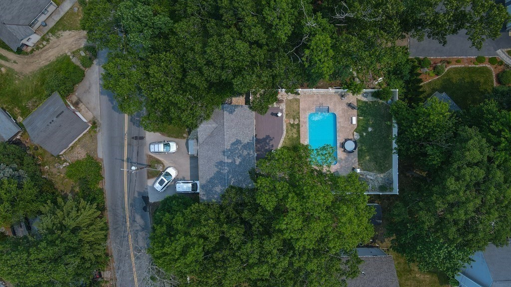 408 Sunderland Road Worcester, MA 01604 - Photo 19 of 24 an aerial view of a house with outdoor space and a street view