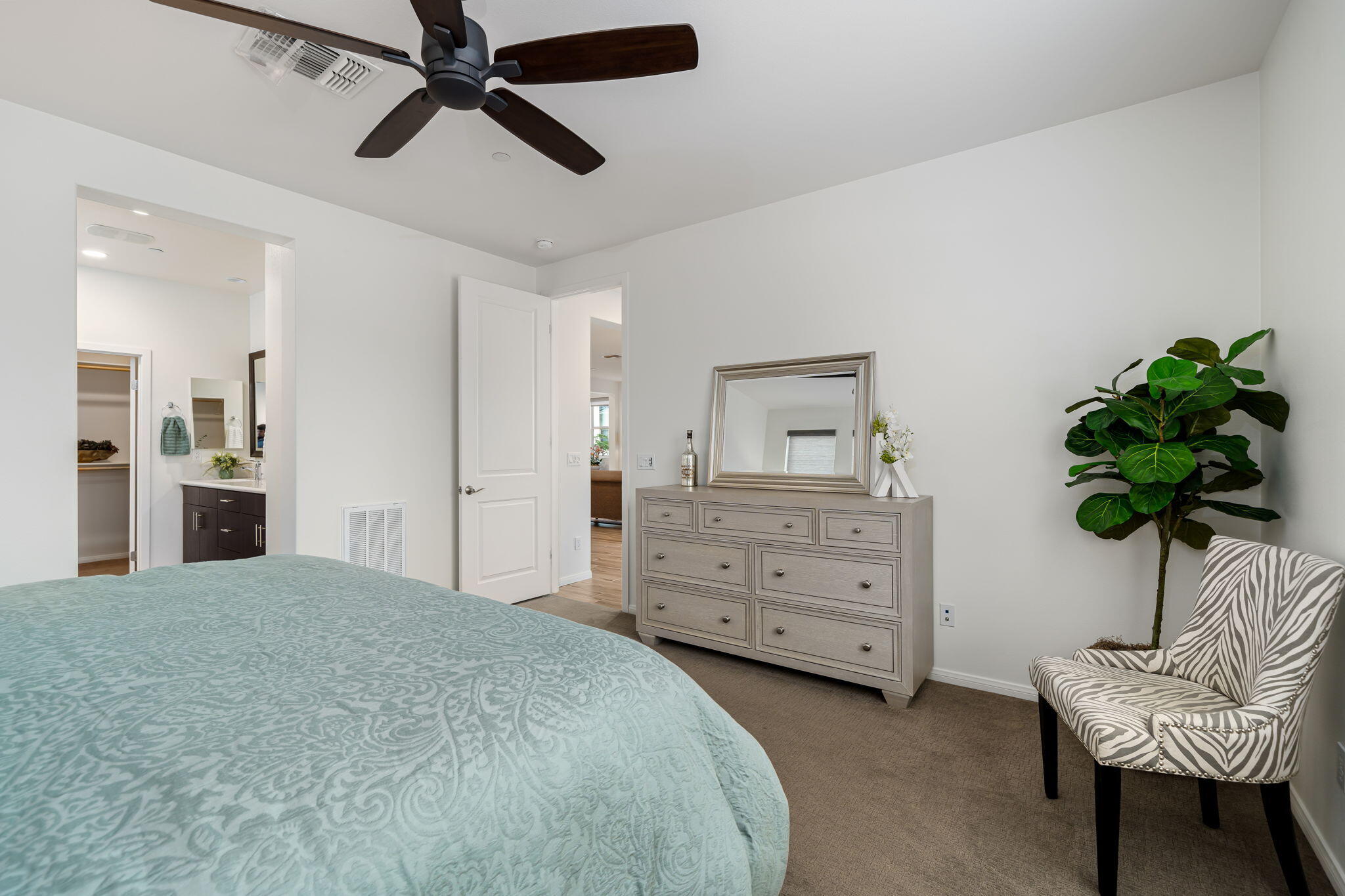 51270 North Two Palms Way Indio, CA 92201 - Photo 28 of 43 a bedroom with a bed and furniture