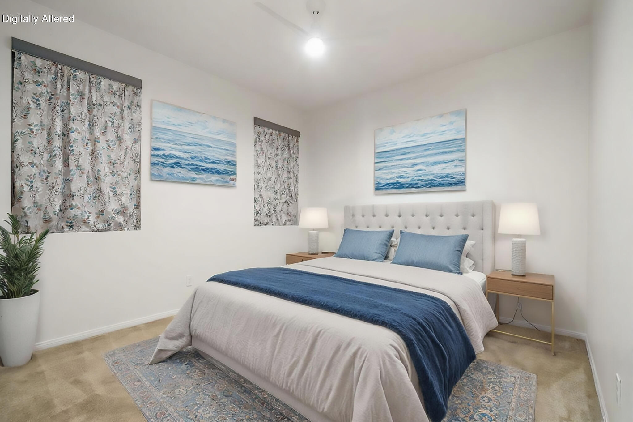 51270 North Two Palms Way Indio, CA 92201 - Photo 31 of 43 a bedroom with a bed and a window