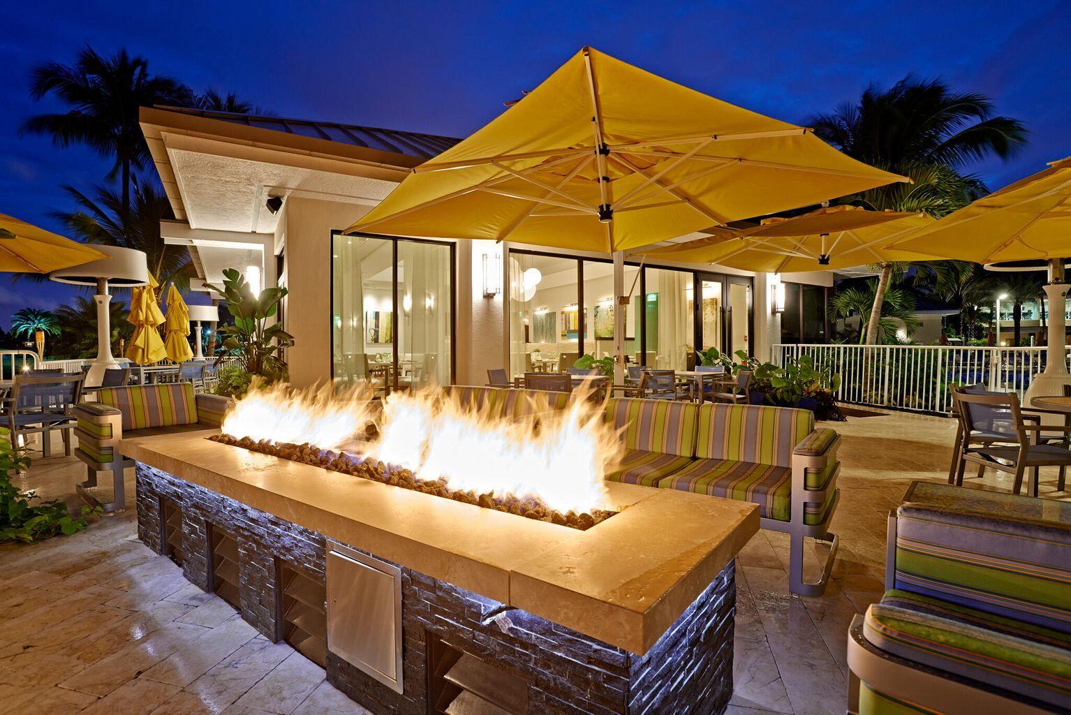 6923 Queenferry Circle Boca Raton, FL 33496 - Photo 68 of 82 St Andrews Lakeside fire pit