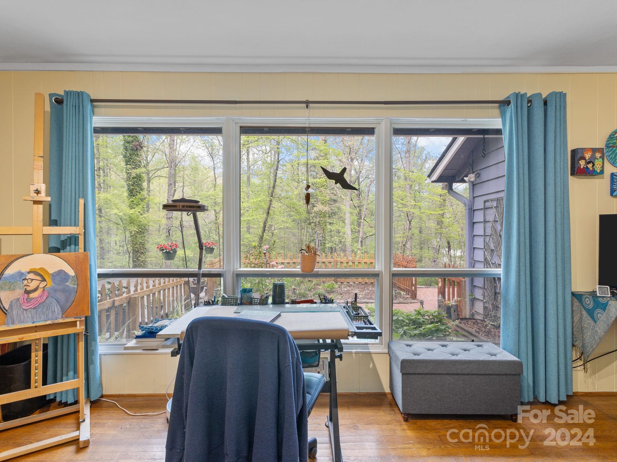 159 Jervey Road Tryon, NC 28782 - Photo 25 of 43 a living room with furniture and a large window