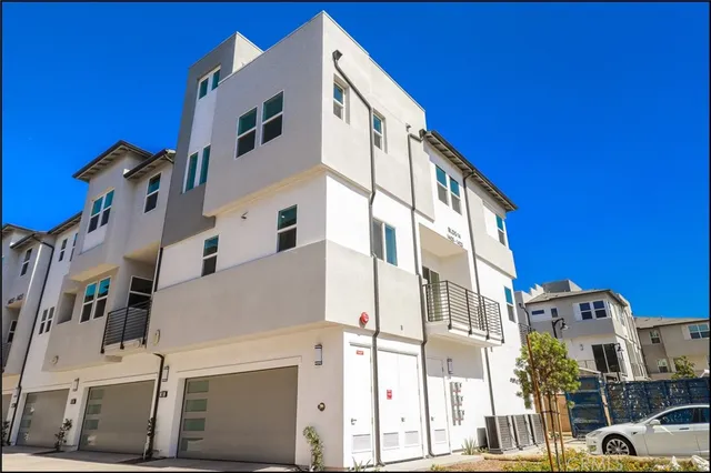 a front view of a building