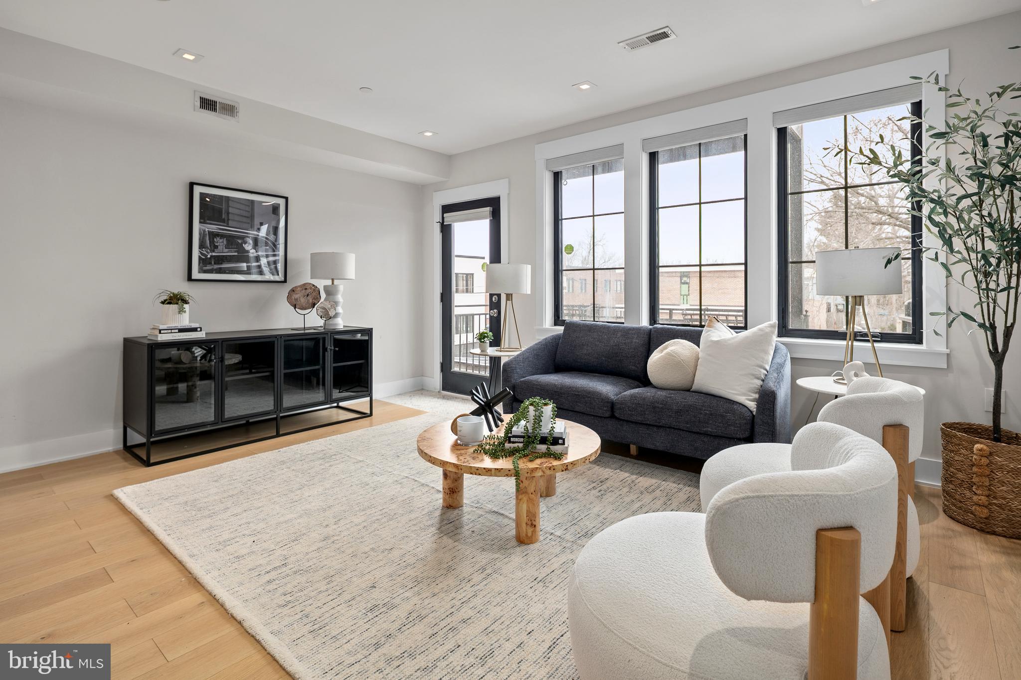330 16th Street Southeast, Unit 2 Washington, DC 20003 - Photo 3 of 45 Spacious and Light Filled Living/Dining Room Combo