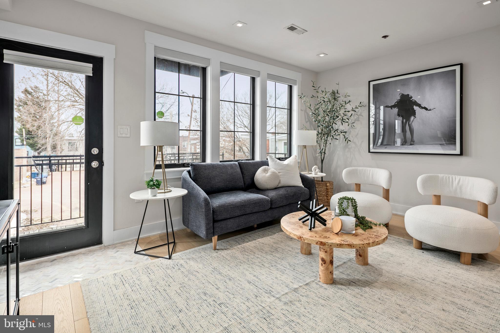 330 16th Street Southeast, Unit 2 Washington, DC 20003 - Photo 5 of 45 Spacious and Light Filled Living/Dining Room Combo