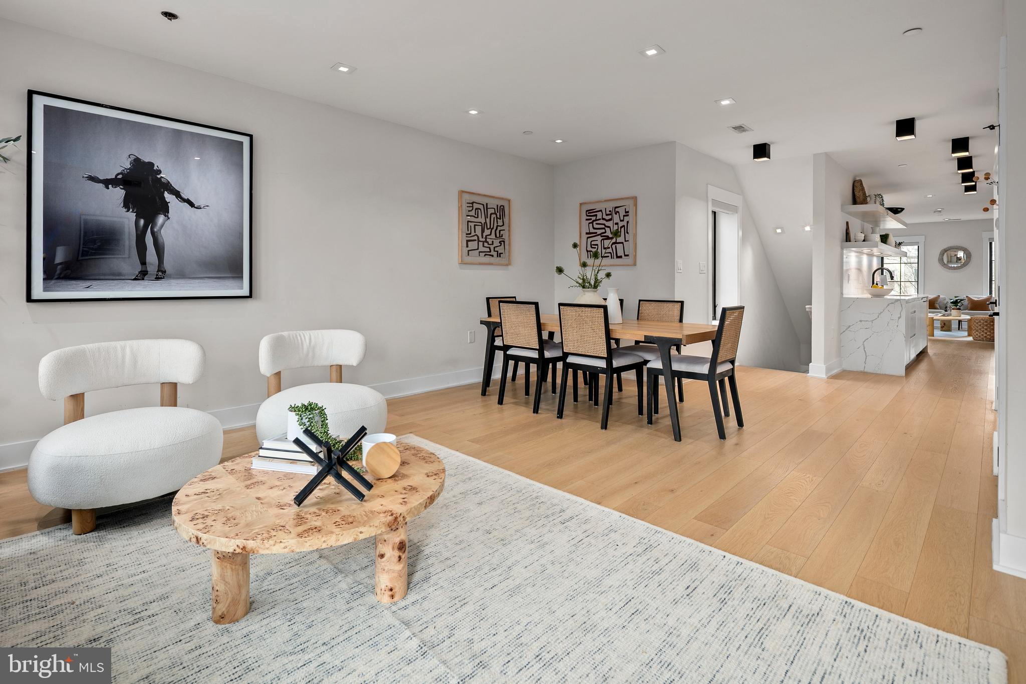 330 16th Street Southeast, Unit 2 Washington, DC 20003 - Photo 9 of 45 Spacious and Light Filled Living/Dining Room Combo