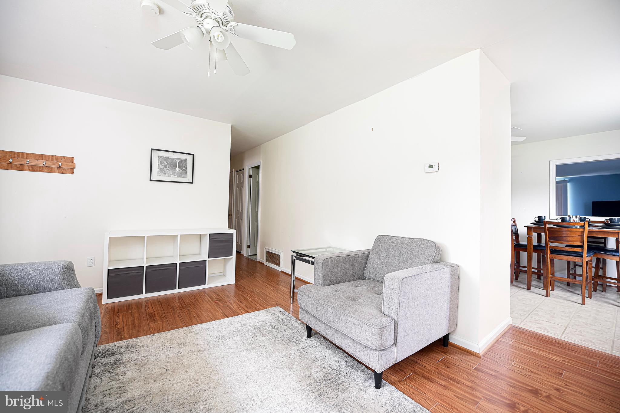 323 Walgrove Road Reisterstown, MD 21136 - Photo 7 of 26 View to hall & kitchen from living room.