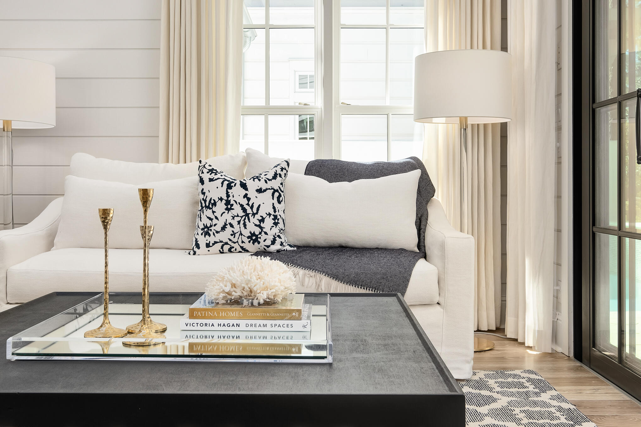 29 Bennett Santa Rosa Beach, FL 32459 - Photo 27 of 78 a living room with furniture and a large window