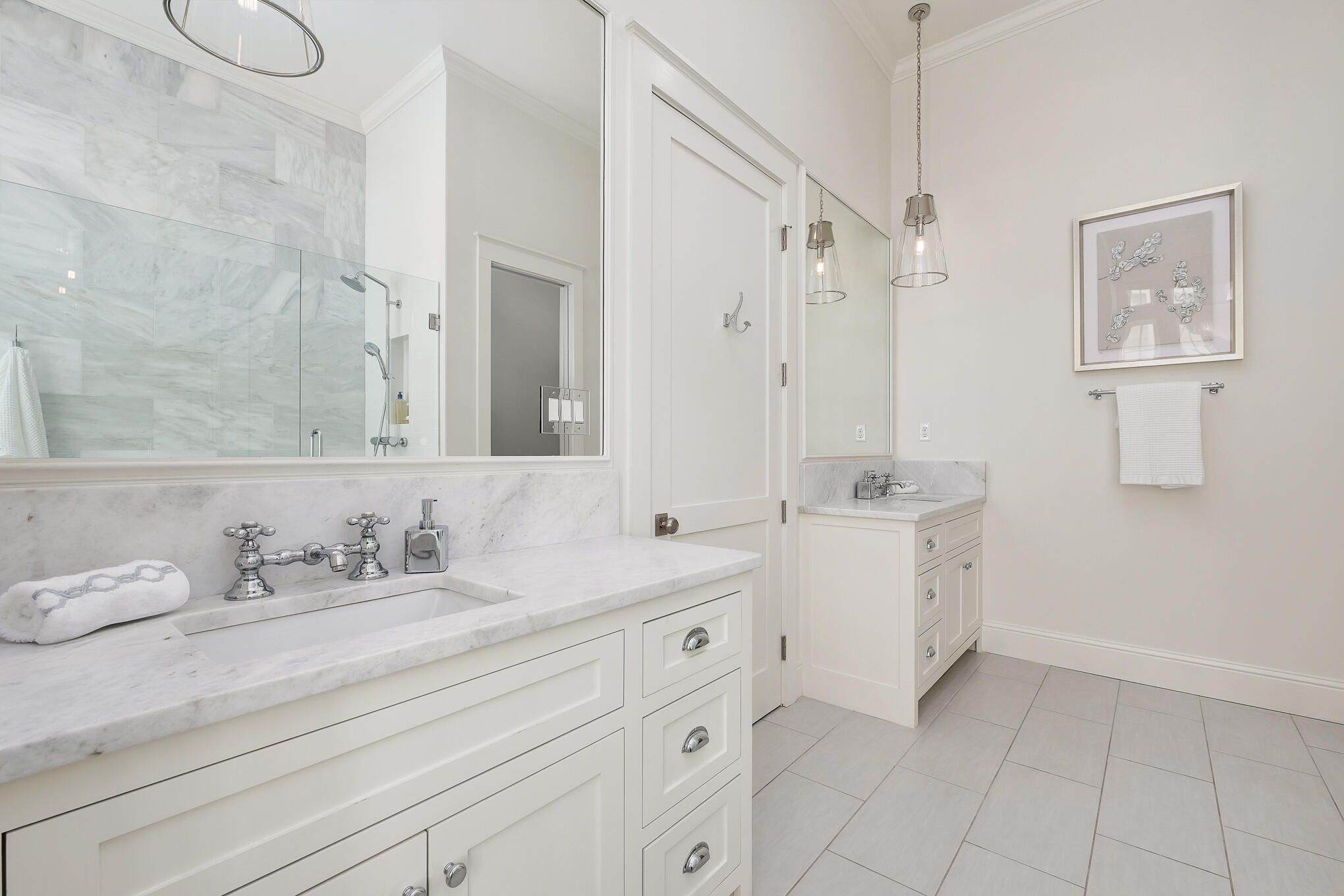 29 Bennett Santa Rosa Beach, FL 32459 - Photo 44 of 78 a bathroom with a double vanity sink mirror and double