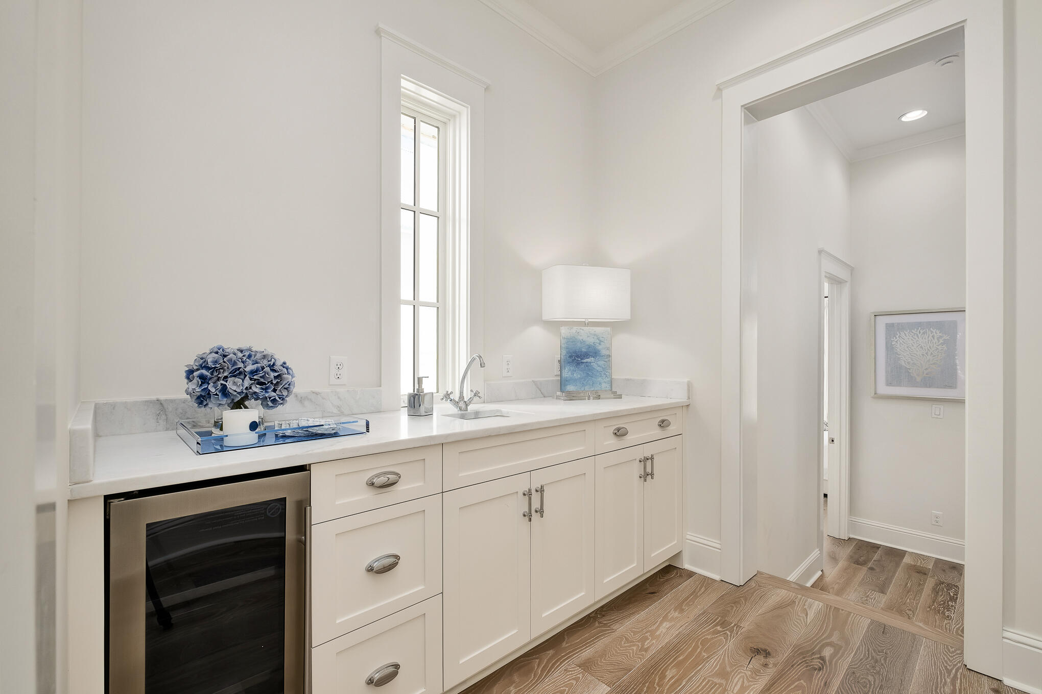 29 Bennett Santa Rosa Beach, FL 32459 - Photo 59 of 78 a bathroom with a sink a light fixture and a window