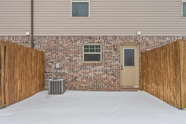 a view of front door of house