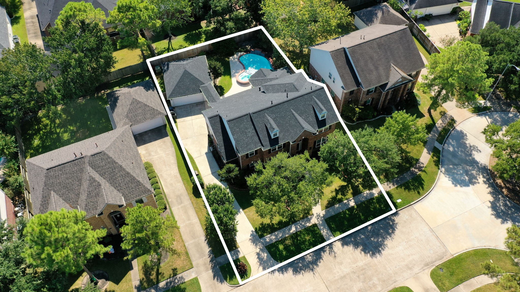 20727 Shadow Mill Court Katy, TX 77450 - Photo 45 of 48 a view of yard from deck with patio