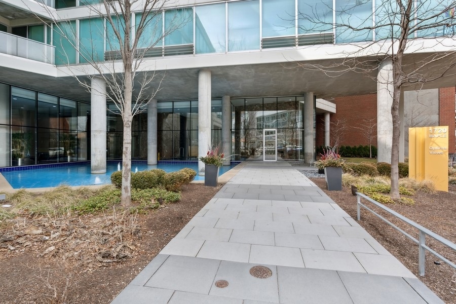1720 Maple Avenue, Unit 405 Evanston, IL 60201 - Photo 2 of 17 a view of a building with a outdoor space