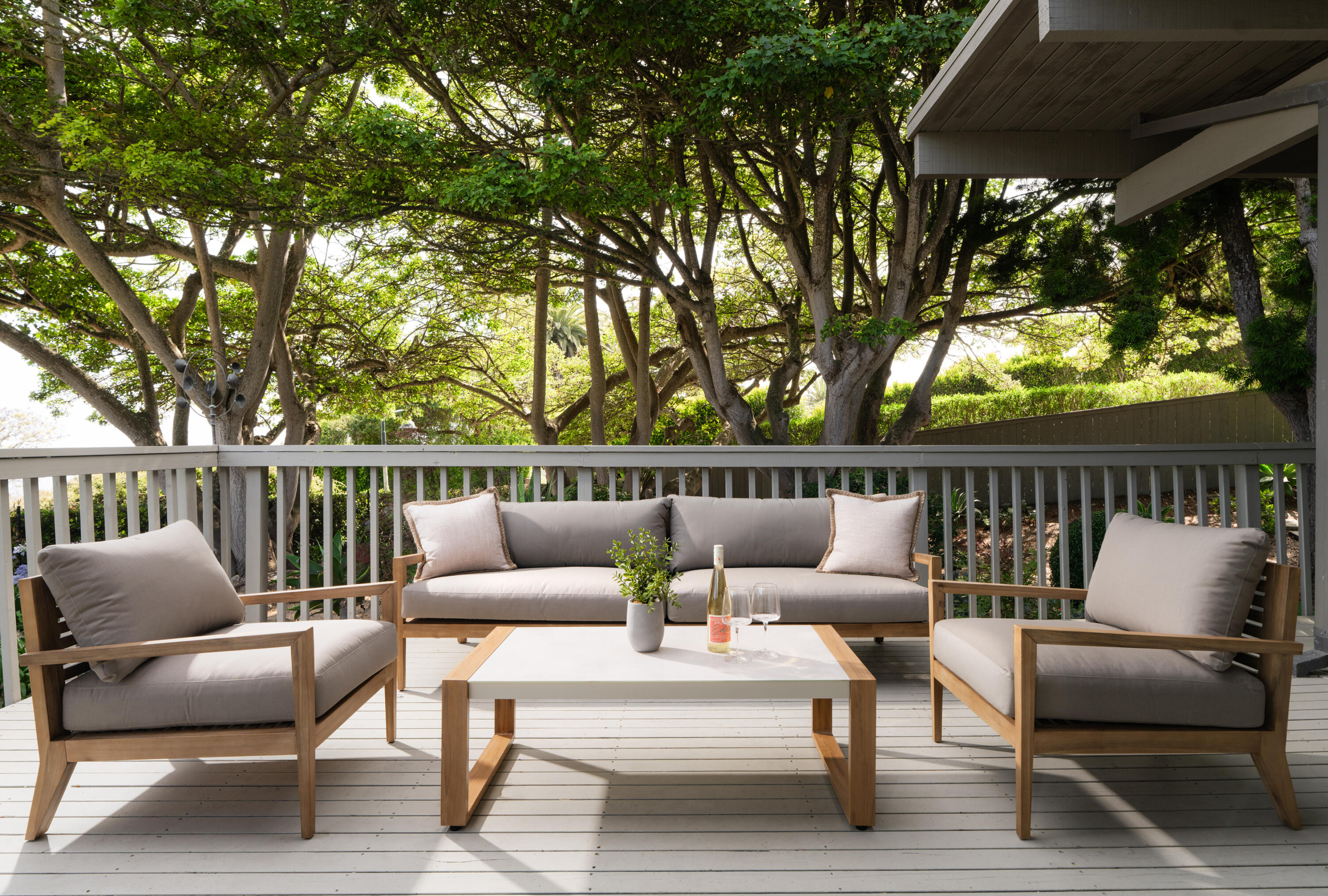 626 Sea Ranch Drive Santa Barbara, CA 93109 - Photo 11 of 38 a roof deck with couches and wooden floor