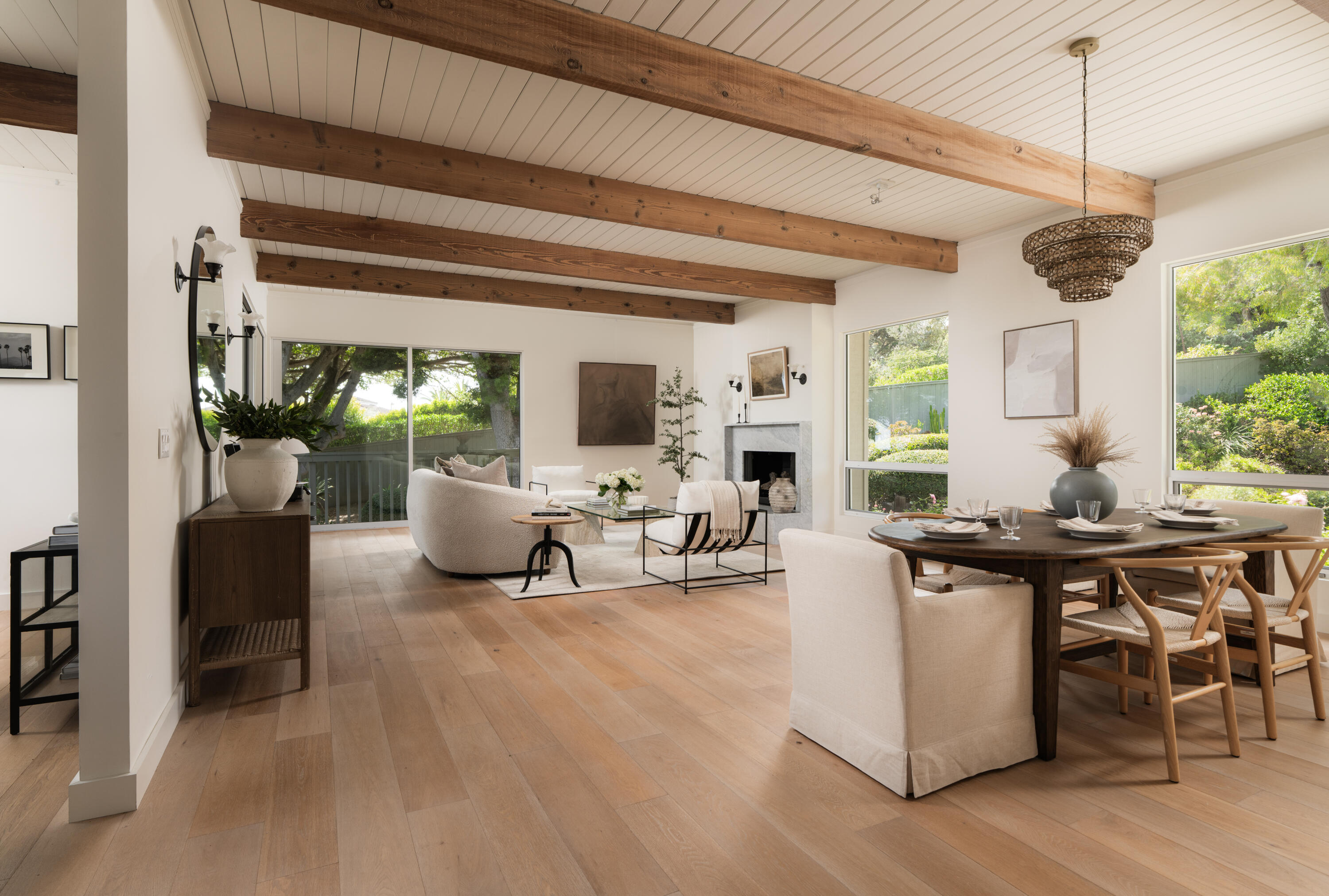 626 Sea Ranch Drive Santa Barbara, CA 93109 - Photo 14 of 38 a living room with furniture a window and kitchen view