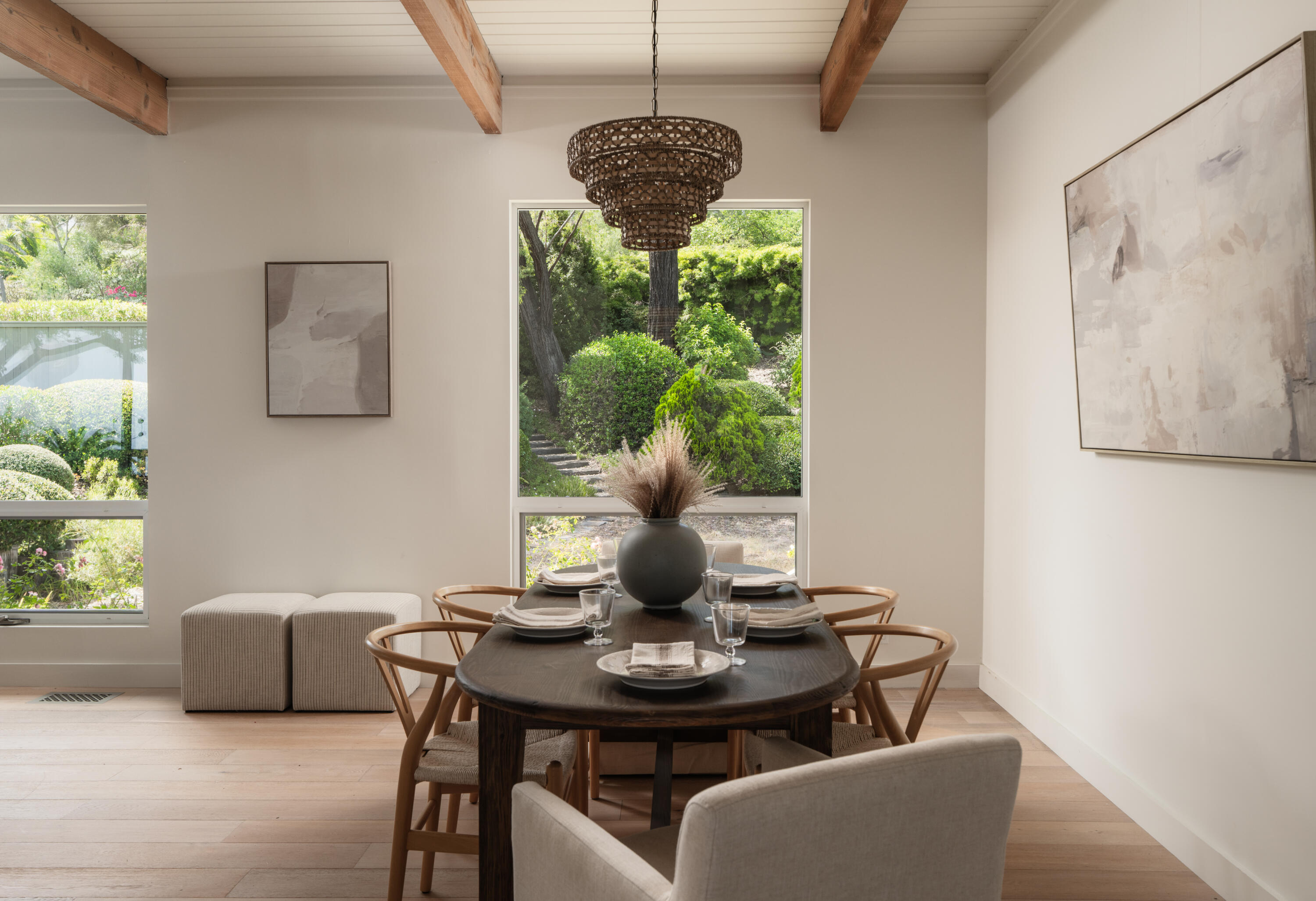 626 Sea Ranch Drive Santa Barbara, CA 93109 - Photo 19 of 38 a view of a dining room with furniture and windows