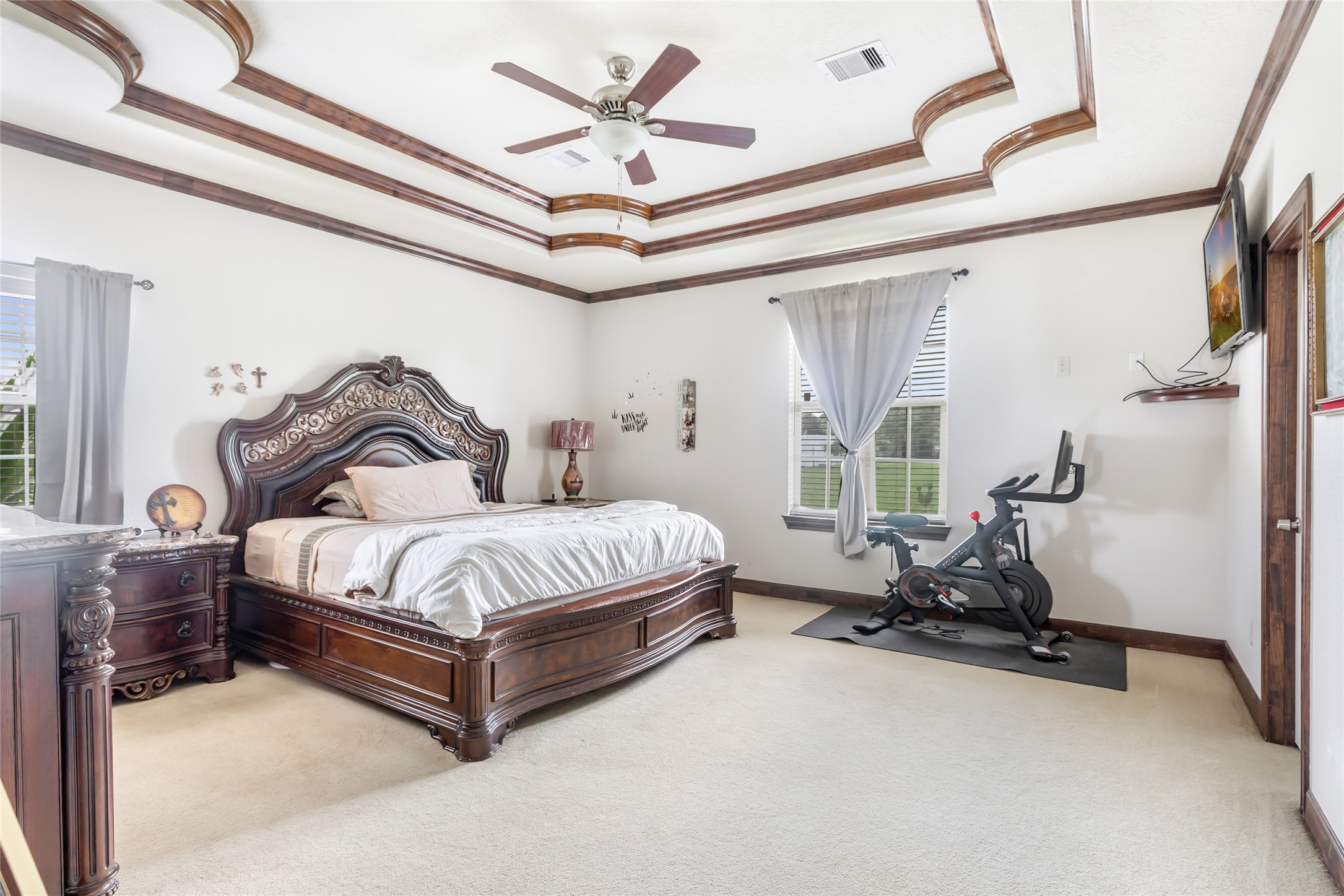 15123 Lindstrom Road Crosby, TX 77532 - Photo 5 of 39 a bedroom with a bed couch and window