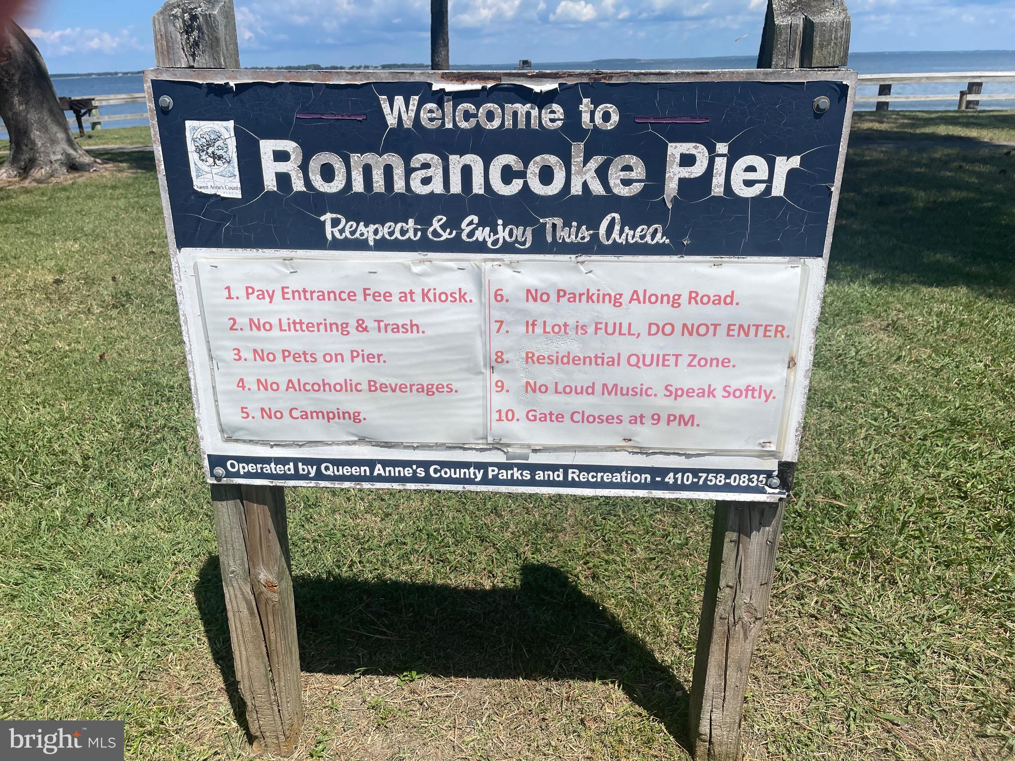 224 Wicomico Road Stevensville, MD 21666 - Photo 15 of 24 a sign on the side of a building