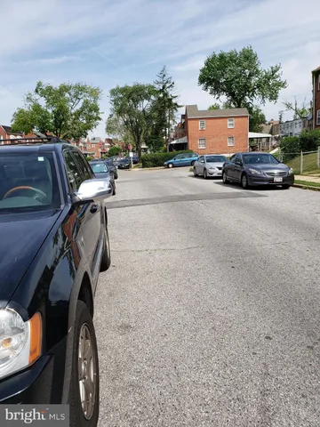 a car parked on the side of the road