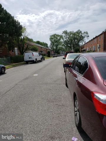 a car parked on the side of the road