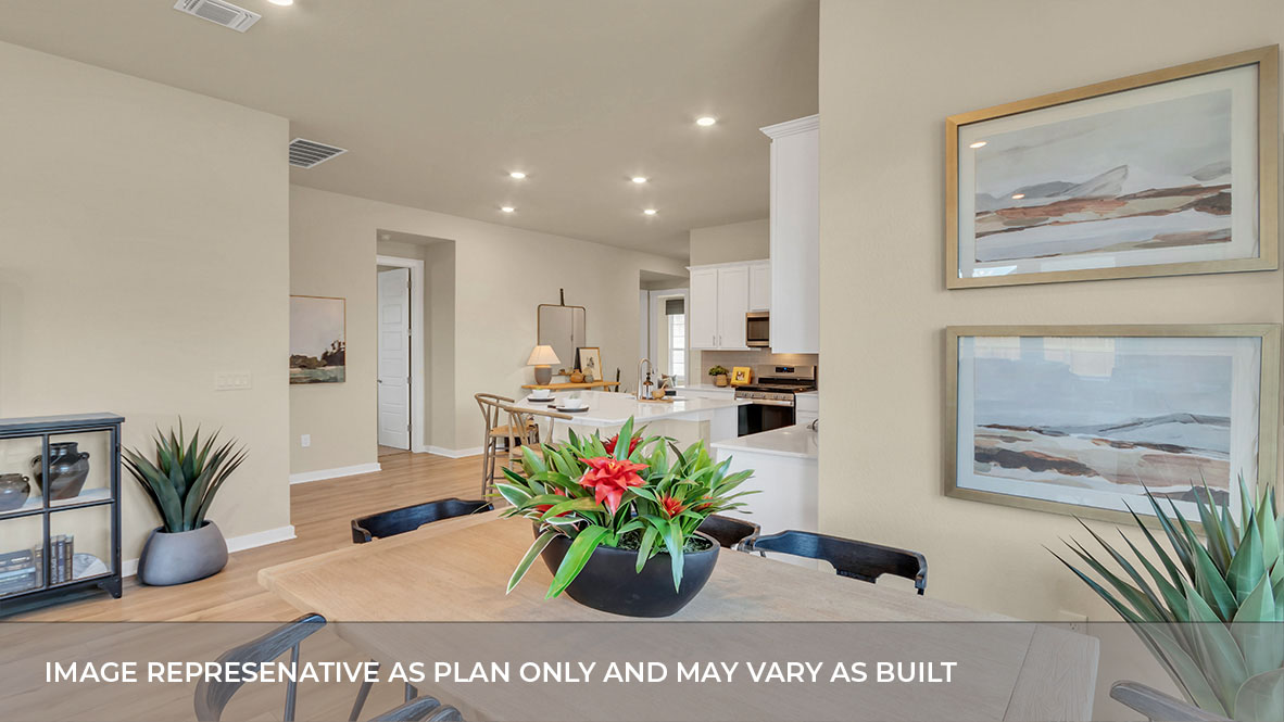 1921 Lazy Acrs Street Leander, TX 78641 - Photo 19 of 40 a view of kitchen with furniture and a potted plant