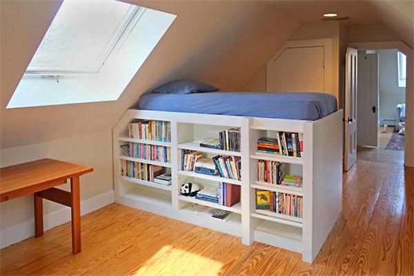 9 Stratford Road Winchester, MA 01890 - Photo 17 of 18 a book room with a book shelf and wooden floor
