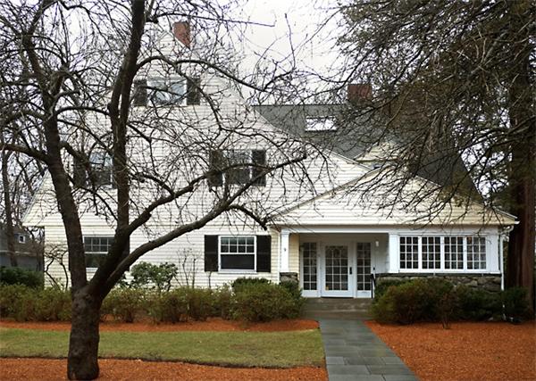 9 Stratford Road Winchester, MA 01890 - Photo 2 of 18 a front view of a house with yard and green space