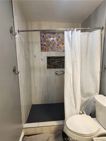 a view of a room with racks