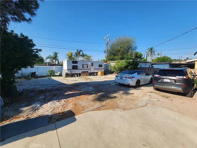 a car parked on the side of the road