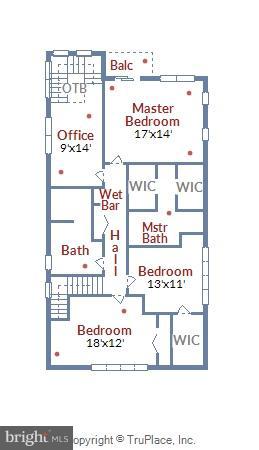 309 Rucker Place Alexandria, VA 22301 - Photo 28 of 29 Upper Level Floorplan