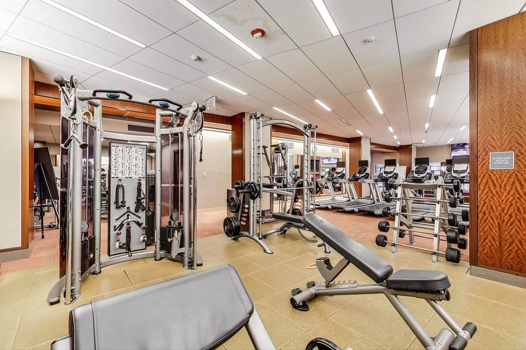 400 East Randolph Street, Unit 3321 Chicago, IL 60601 - Photo 12 of 19 a view of a room with gym equipment