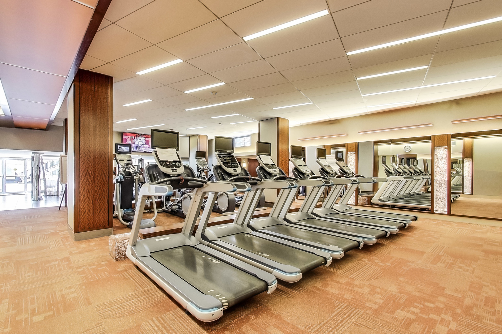 400 East Randolph Street, Unit 3321 Chicago, IL 60601 - Photo 14 of 19 a view of a room with gym equipment