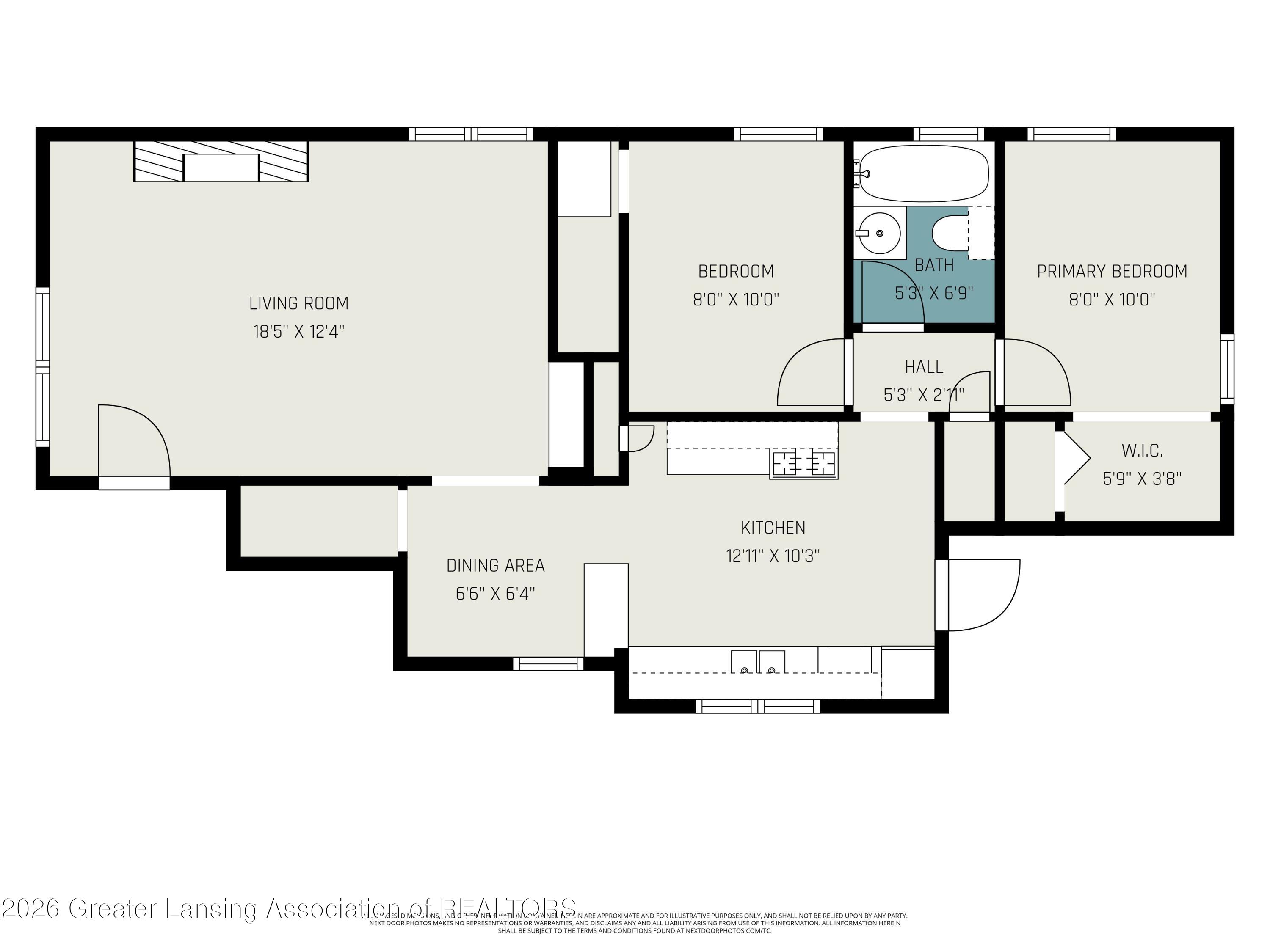 514 North Walnut Street Lansing, MI 48933 - Photo 13 of 30 1ST LEVEL UNIT 1