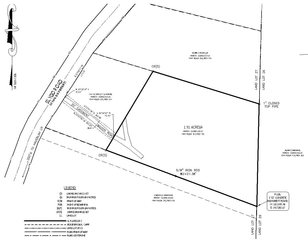 0 Slygo Road Trenton, GA 30752 - Photo 4 of 36 Survey drawing