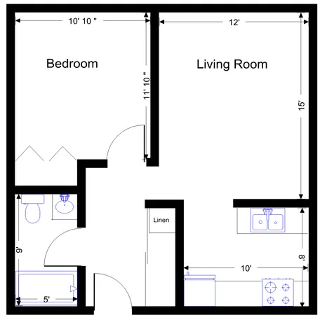$861 | 109 North 4th Avenue, Unit 5, Parkers Prairie, MN 56361