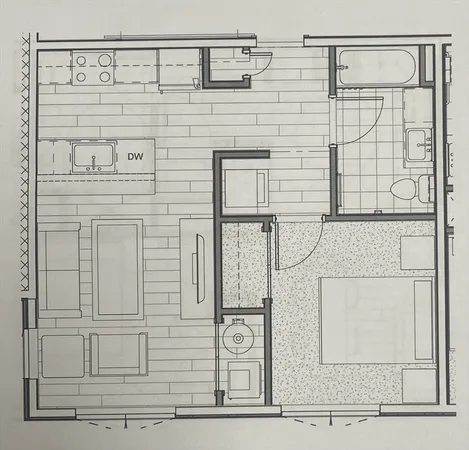 a view of a door with a door