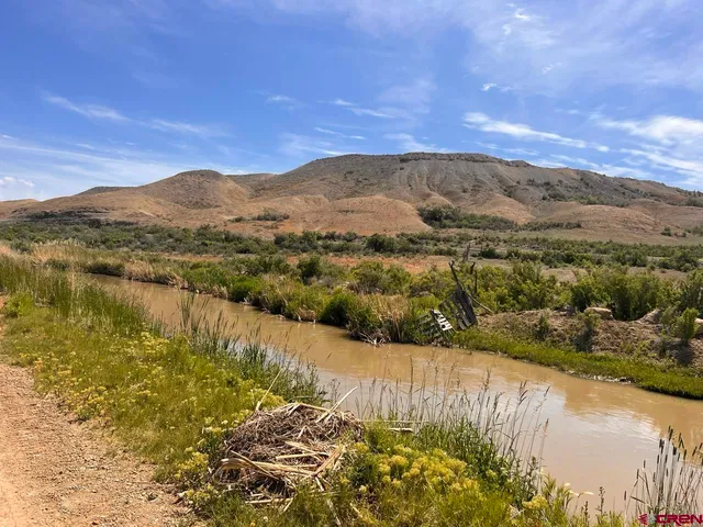 a view of lake with mountain